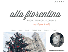 Tablet Screenshot of allafiorentina.com